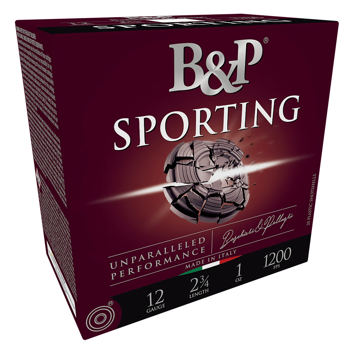 Sporting Clay 12 Gauge 2.75 1 Oz #7.5 Shot 25/Box Ammo