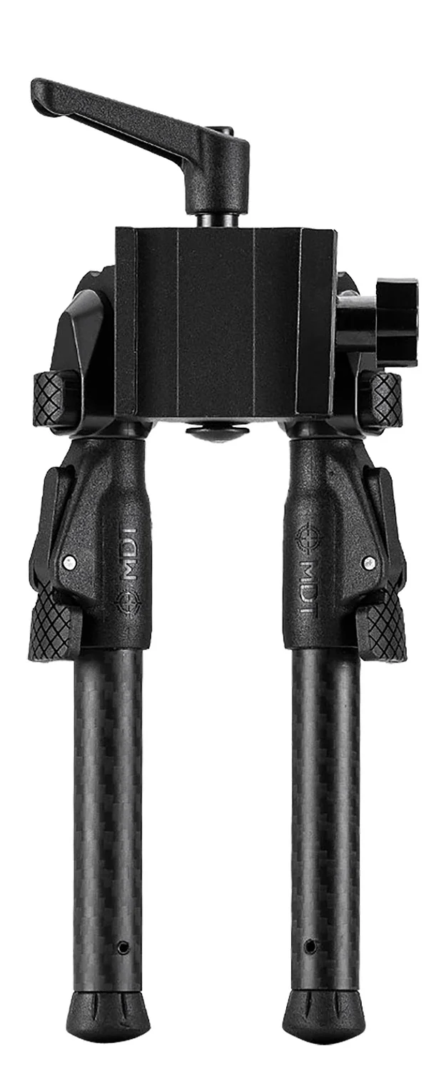 MDT GRND-POD bipod black 4.5-9 in carbon fiber legs ARCA RRS dovetail