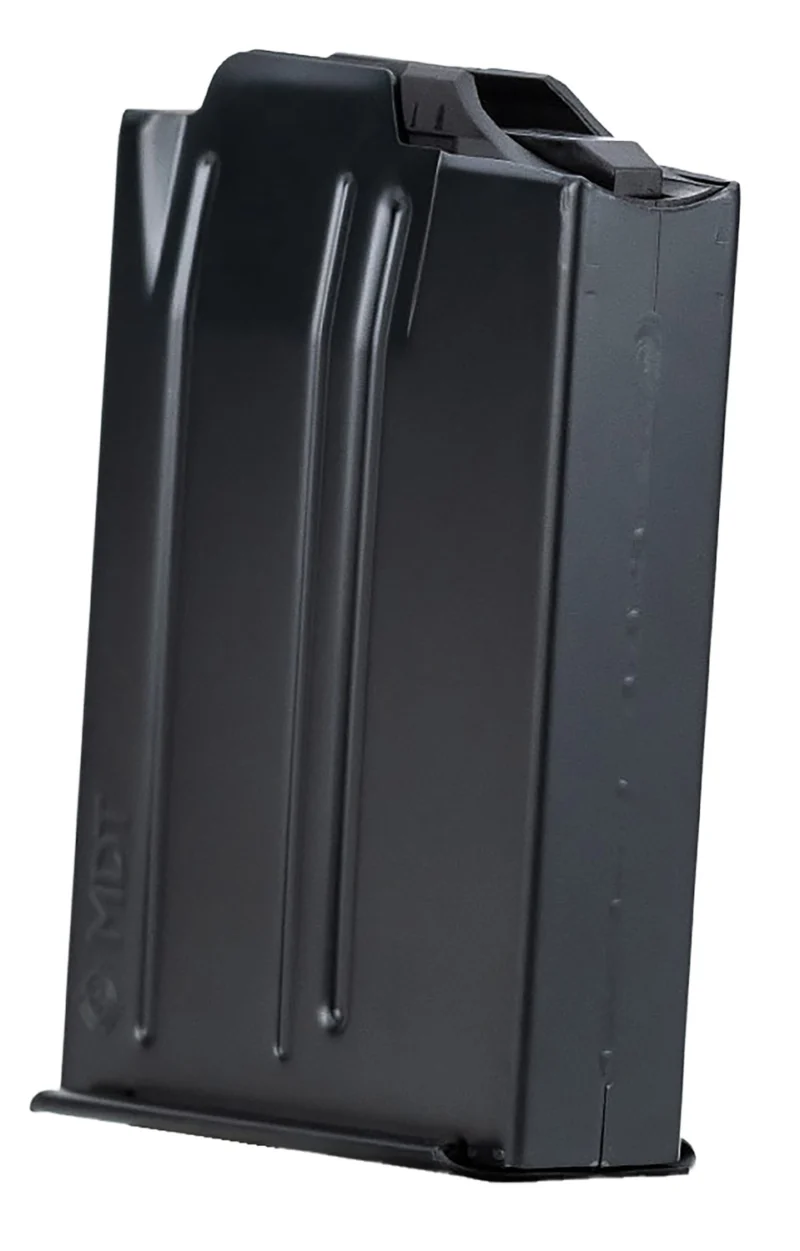 MDT AICS 10-round magazine for .223 Rem/5.56 NATO, black steel with polymer extended feed lips