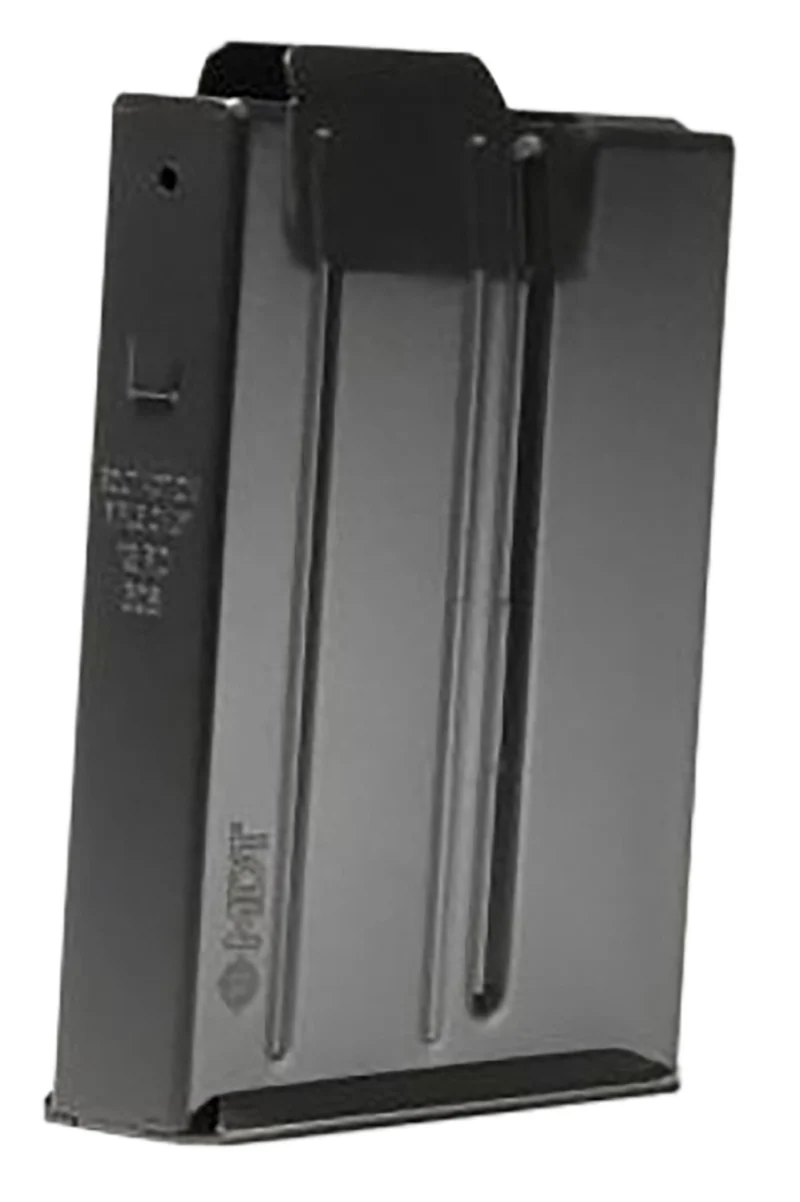 MDT AICS 12-round steel magazine with binder plate, black finish