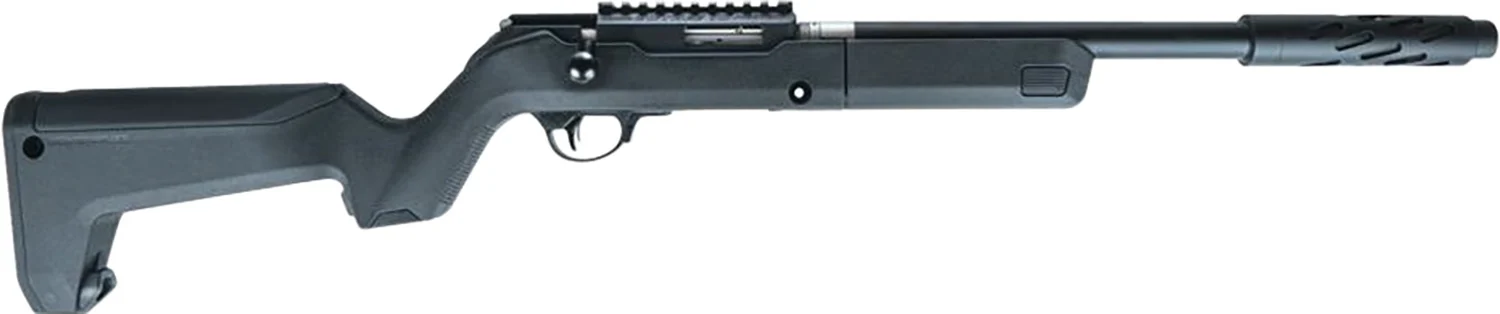 Tactical Solutions Owyhee SBX .22 WMR takedown rifle, 16.63 in fluted threaded barrel, Magpul Backpacker stock, black