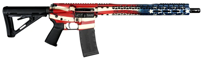 Black Rain Ordnance Spec+ Patriot 5.56 NATO 16 in rifle with American Flag finish