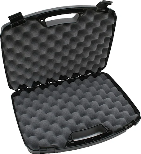 MTM Snap-Latch 2-Pistol Case — Black Polypropylene