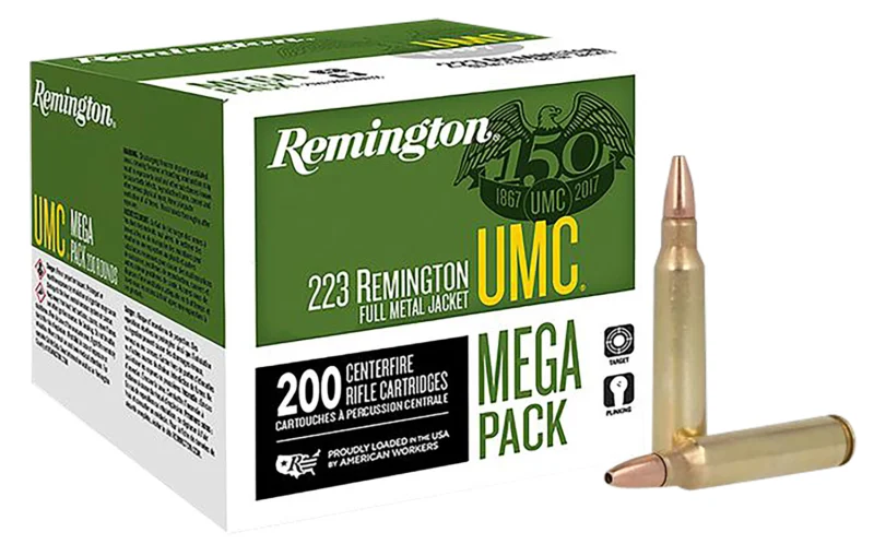 Remington UMC .223 Rem 45 gr Jacketed Hollow Point 200-round box