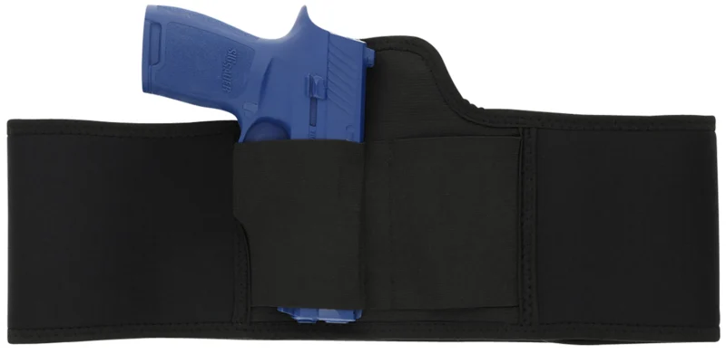 Caldwell Tac Ops small black belly band holster moisture-wicking neoprene ambidextrous
