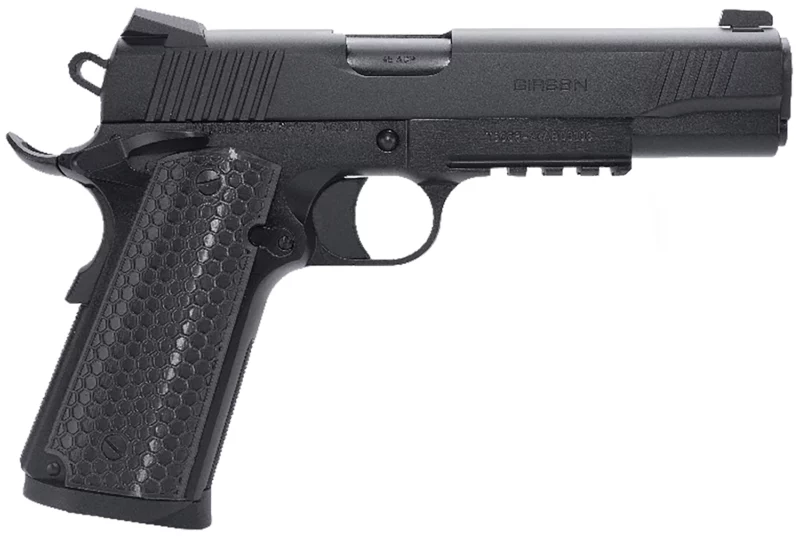 Girsan MC1911S Untouchable 9mm 5-inch black 1911-style pistol with polymer grips