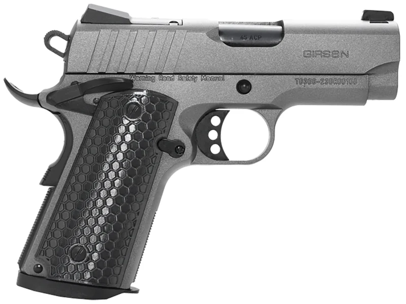 EAA Girsan Influencer MC1911SC pistol, optic-ready slide, Tungsten finish