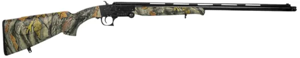 ATI G28NMD23C Nomad  28 Gauge Break Open 3" 1rd 23" Vent Rib, Black Barrel/Folding Rec, Camo Synthetic Furniture, Fiber Optic Sight, 2 Chokes