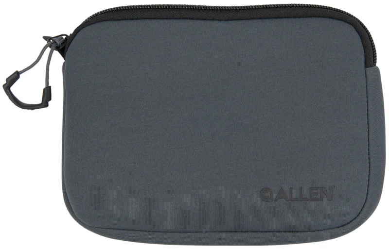 Allen neoprene compact pistol pouch charcoal fits up to 7-inch handgun