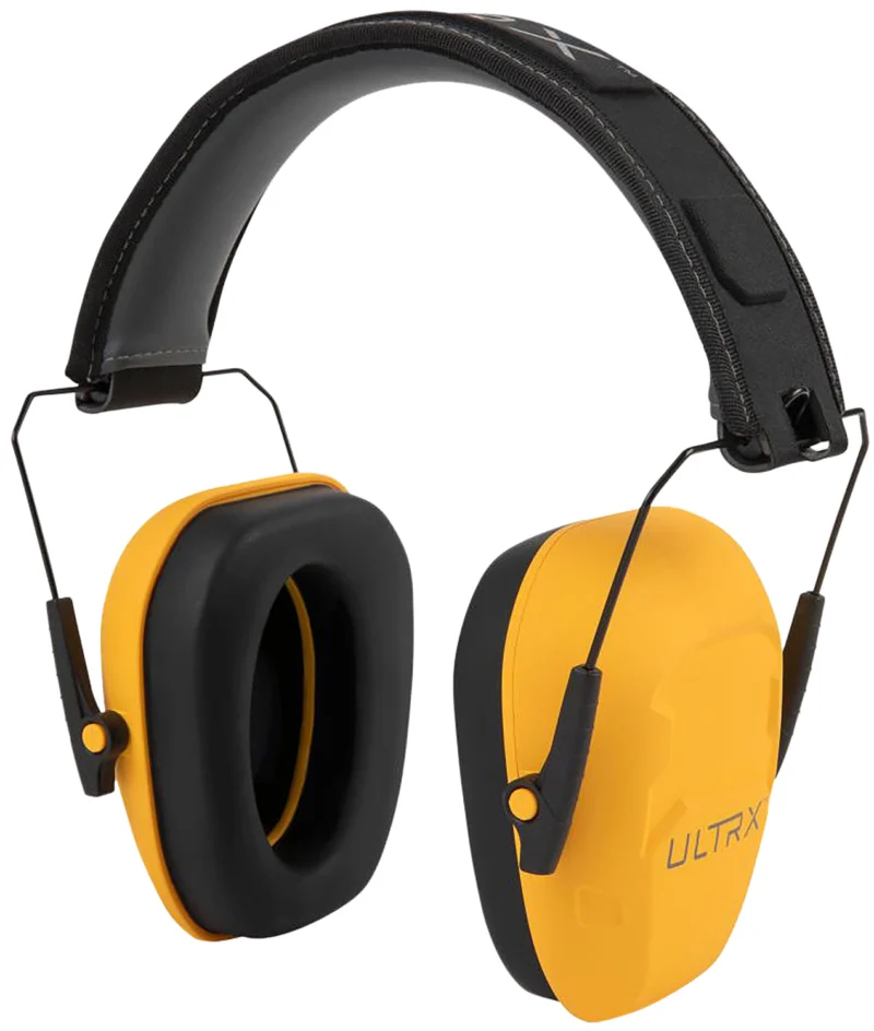 Allen ULTRX Shield passive earmuff yellow 23 dB NRR