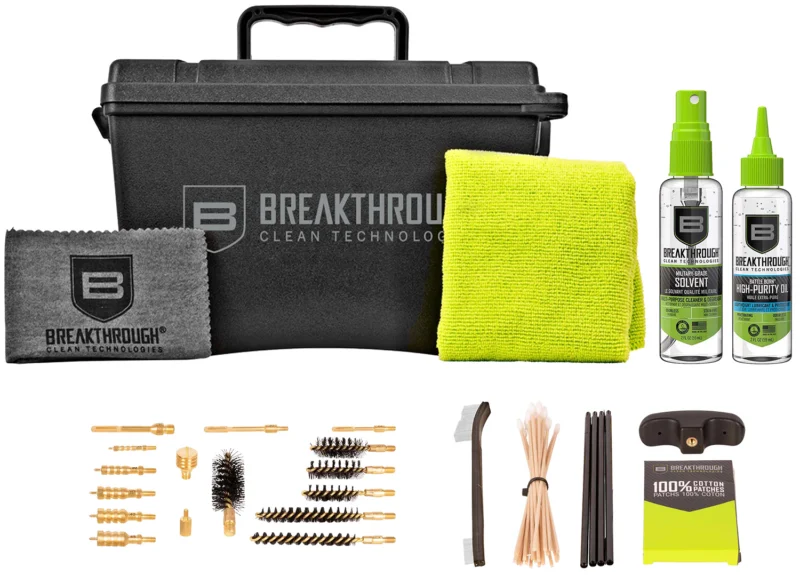 Breakthrough Clean Universal Ammo Can Cleaning Kit with ammo can, brushes, rods, patches and cloth