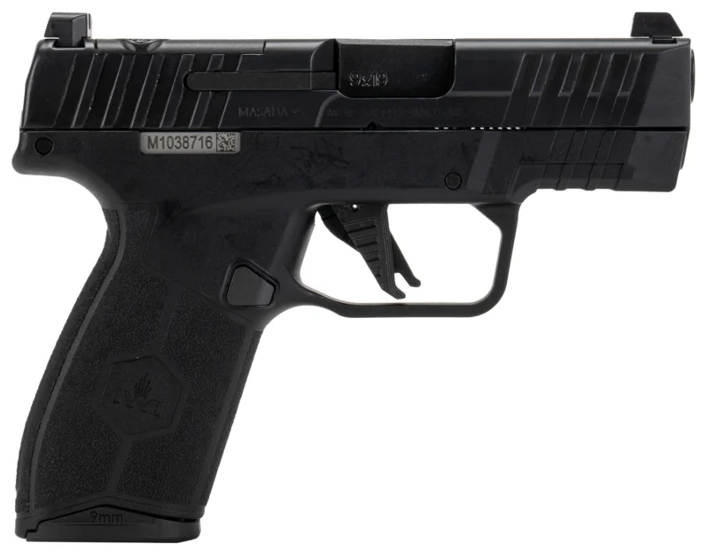 IWI Masada Slim Elite 9mm optics-ready black compact pistol with two magazines