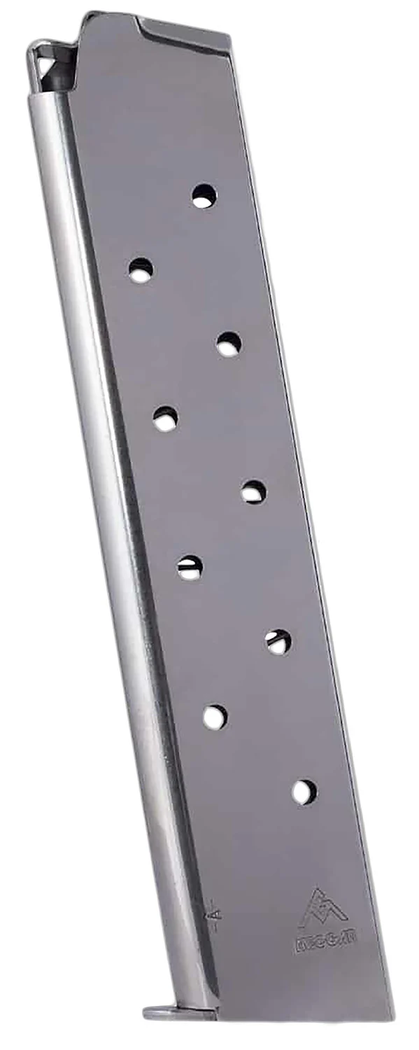 Mec-Gar MGCG4511N Colt Government 11rd .45 ACP nickel carbon steel magazine