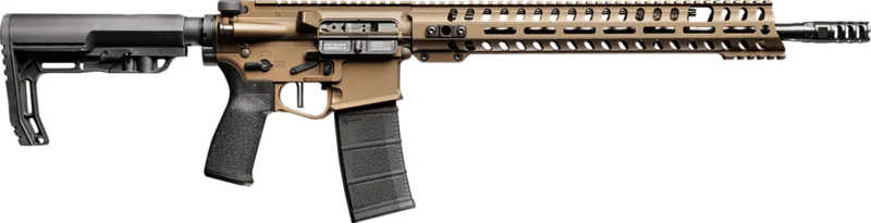 Patriot Ordnance Factory Renegade+ 5.56 NATO rifle 13.75-inch Burnt Bronze finish