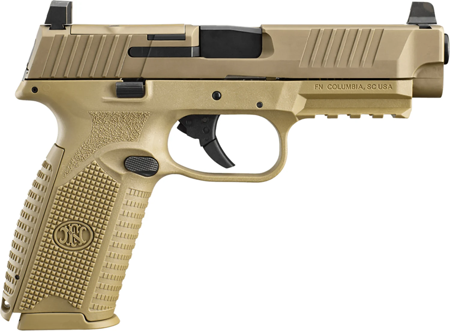 FN 509 MRD full-size 9mm pistol Flat Dark Earth optics-ready
