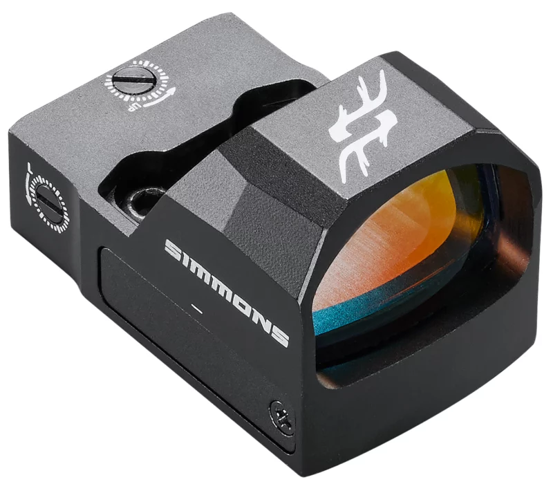 Simmons Pro Target 1x25 reflex red dot sight in black with included Weaver low-rise mount