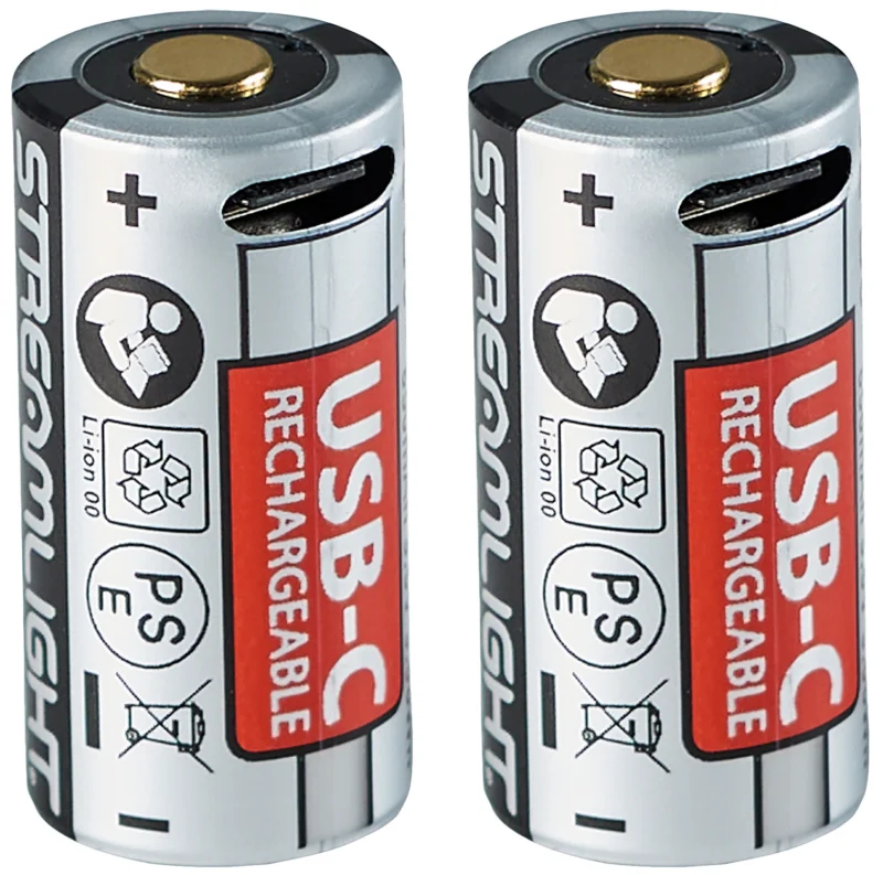 Streamlight SL-B9 USB-C rechargeable battery pack 2-pack 3.6V 850mAh