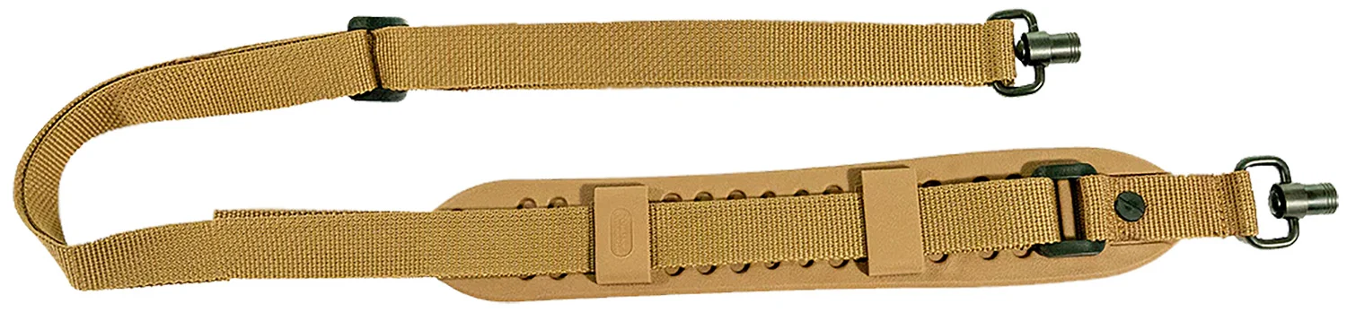 Outdoor Connection Super Grip Sling with QD swivel in Flat Dark Earth, non-slip rubber shoulder pad