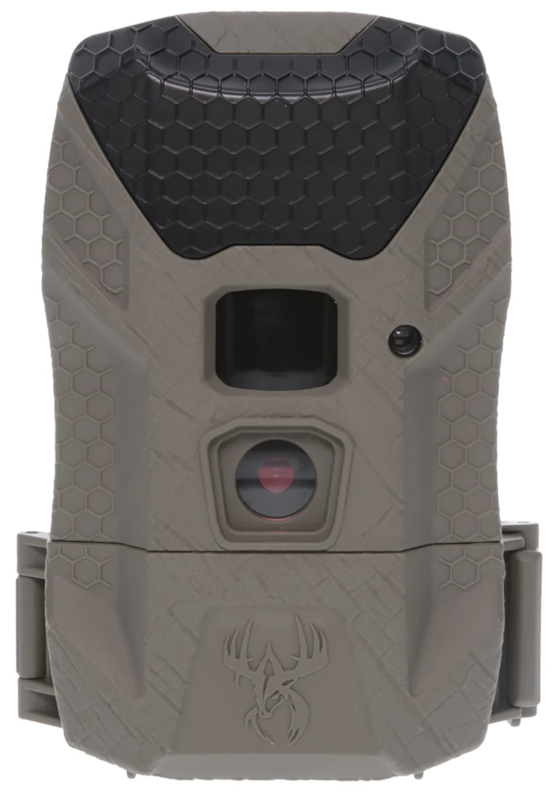 Wildgame Innovations Wraith 2.0 Lightsout 26MP trail camera in grey with adjustable strap