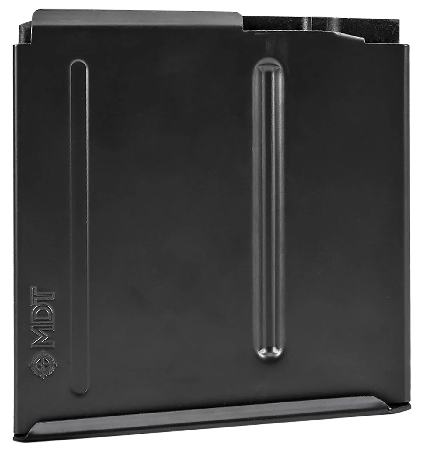 MDT AICS 5rd .30-06 steel magazine, Cerakote Elite finish, black