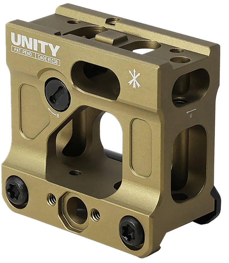 Unity Tactical FAST Micro mount FDE, 2.26 inch height, fits Aimpoint Micro footprint