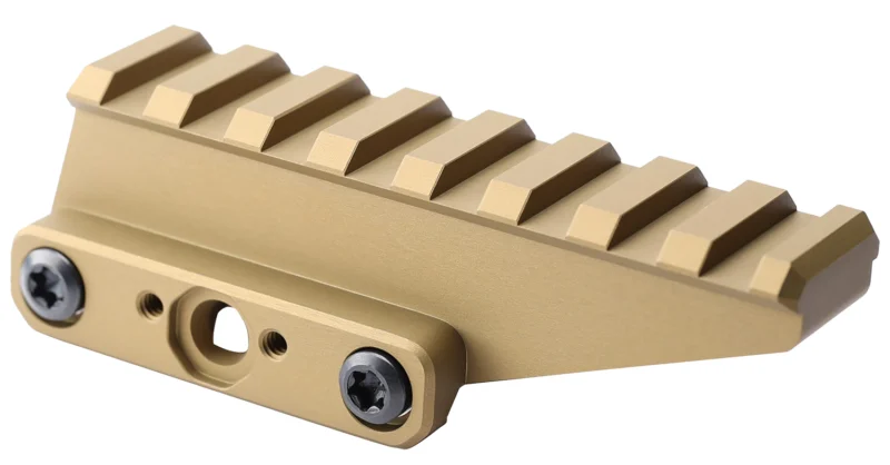 Unity Tactical F.A.S.T. Absolute Riser Mount in Flat Dark Earth with 2.26 inch optical centerline