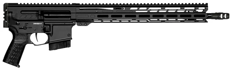 CMMG DISSENT MK4 6mm ARC rifle 16.1in black with side-folding stock and M-LOK handguard