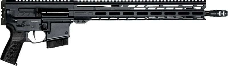 CMMG Dissent MK4 22 ARC with 16.10in threaded black nitride barrel, M-LOK handguard, Sniper Gray receiver