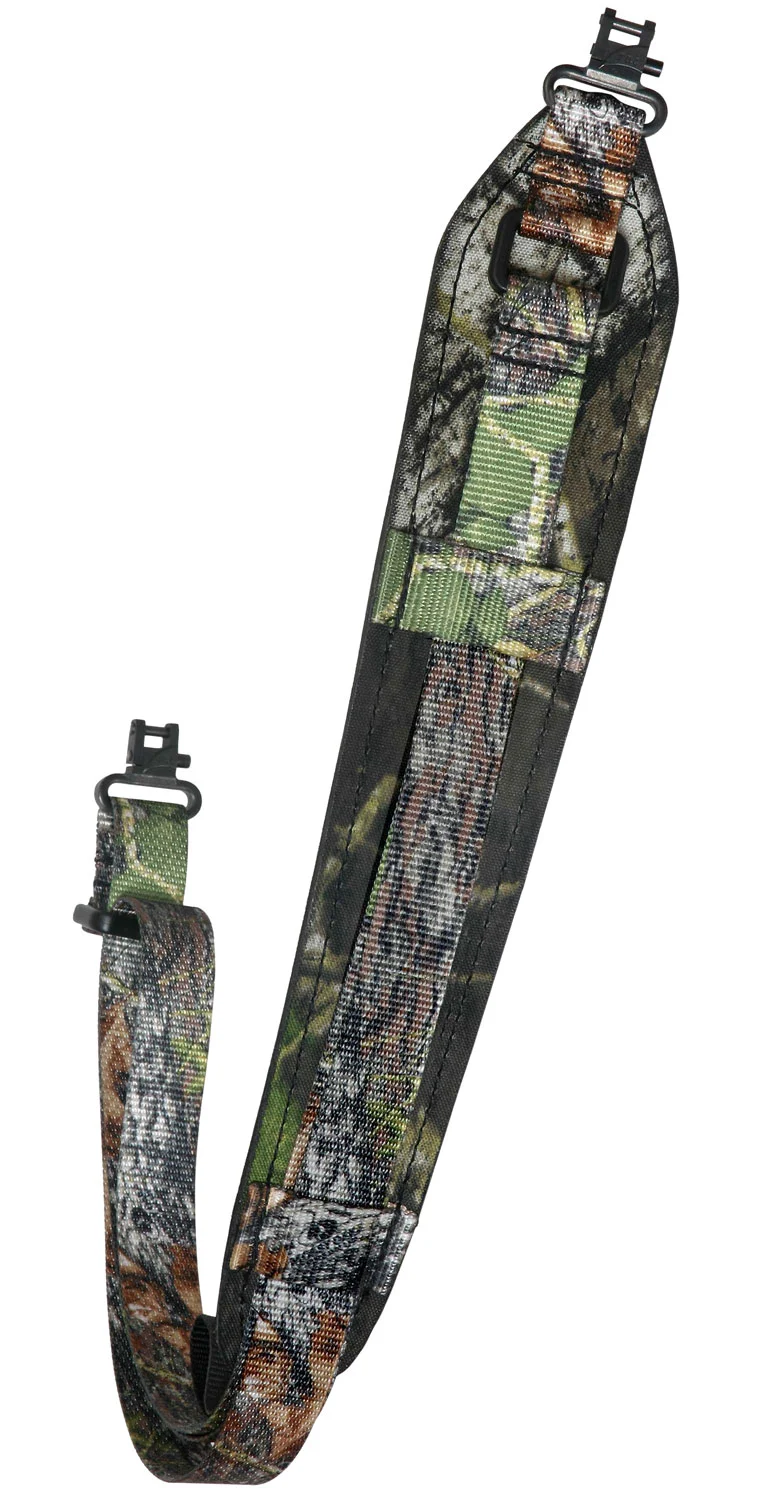 Outdoor Connection Super Sling padded 1-inch Mossy Oak with Talon quick-release swivels