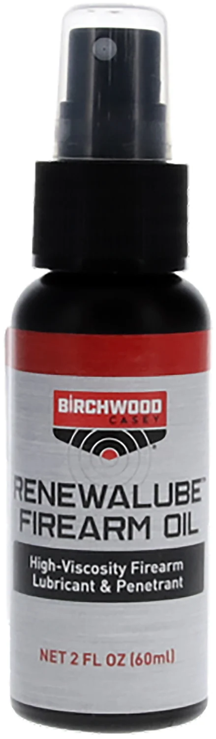 Birchwood Casey Renewalube 2 oz pump firearm oil bottle