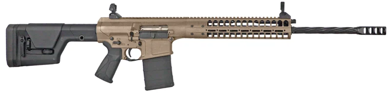 LWRC REPR MKII 7.62 NATO 20-inch spiral fluted barrel rifle in Flat Dark Earth