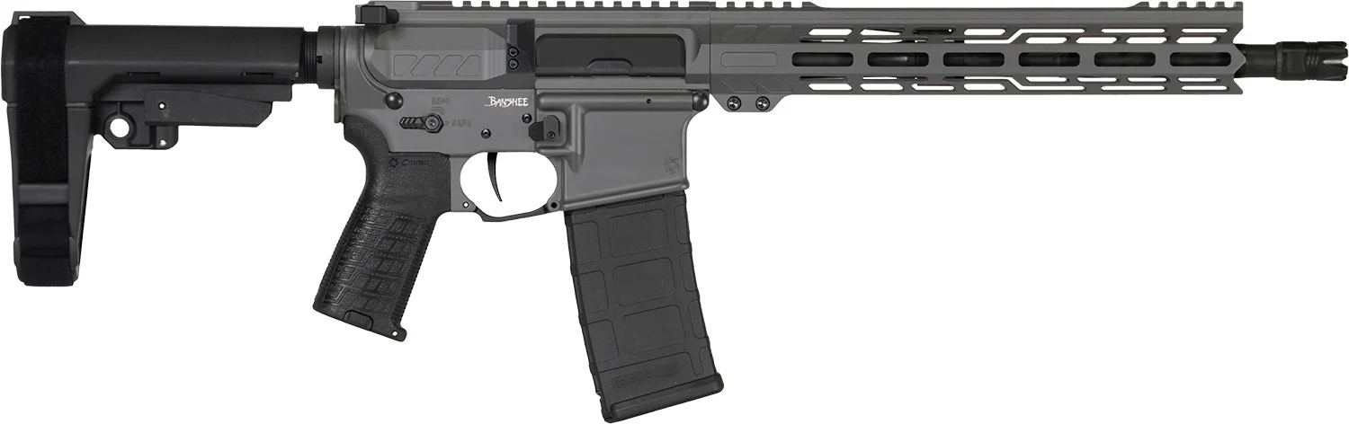 CMMG Banshee MK4 .300 AAC Blackout pistol with 12.5 inch threaded barrel and 7 inch M-LOK handguard
