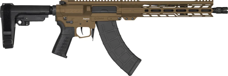 CMMG Banshee MK47 7.62x39 12.5in pistol in Midnight Bronze with EML 11in M-LOK handguard