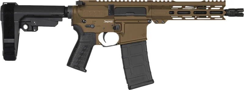 CMMG Banshee MK4 .300 AAC Blackout 8 inch Midnight Bronze AR pistol with RipBrace and 30rd PMAG