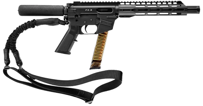 Freedom Ordnance FX9 9mm pistol 10-inch black nitride barrel M-LOK handguard 32rd