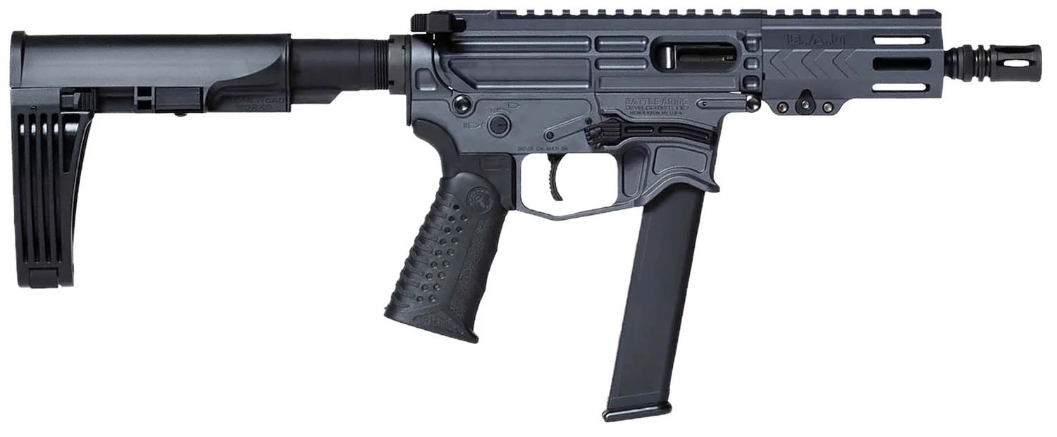 Battle Arms Development Xiphos-005 9mm pistol 5.25 inch barrel combat grey
