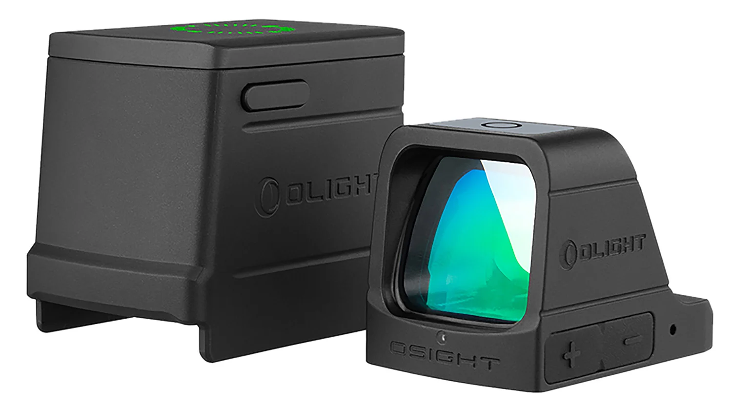 Olightstore OSIGHTGN green dot sight 1x 3 MOA matte black with magnetic charging cover