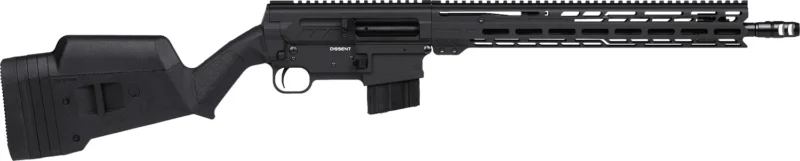 CMMG Dissent BR4 22 ARC rifle with 16.1 inch barrel and Cerakote Black finish