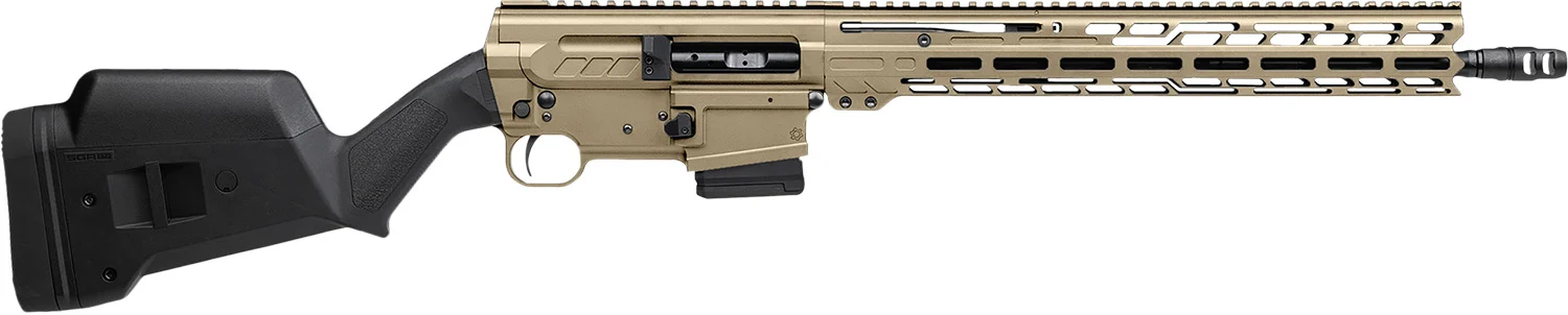 CMMG Dissent BR4 300 Blackout 16.10in Black Nitride Threaded Barrel Coyote Tan Cerakote Magpul SGA Stock
