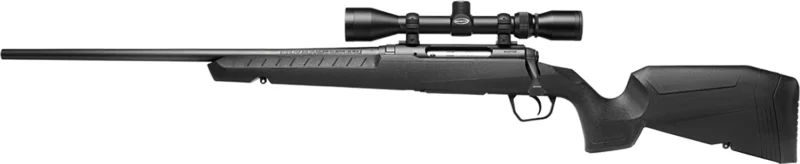 Savage Axis XP 270 Win left-hand bolt-action rifle 22-inch with Weaver 3-9x40 scope and black synthetic stock