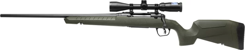 Savage Axis 2 XP .270 Win 22in OD Green left-hand rifle with mounted 3-9x40 scope