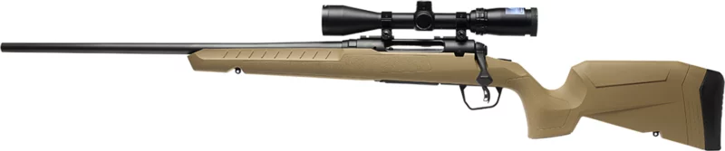 Savage Axis 2 XP .22-250 Rem 22-inch left-hand rifle with Flat Dark Earth synthetic stock and 3-9x40 scope