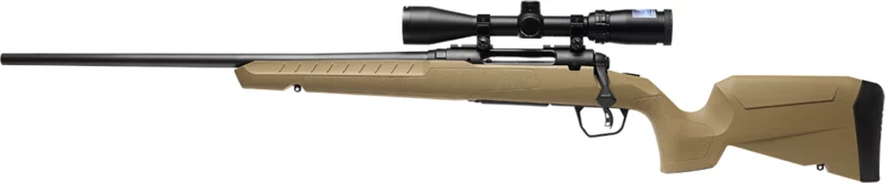 Savage Axis II XP Compact left-hand 6.5 Creedmoor 20-inch FDE rifle with 3-9x40 scope