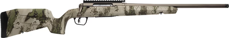 Savage Axis 2 Pro Woodland .400 Legend 20in rifle with gun metal bronze Cerakote and woodland camo stock