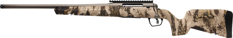 Savage Axis 2 Pro Compact left-hand rifle, 20-inch threaded barrel, Western camo