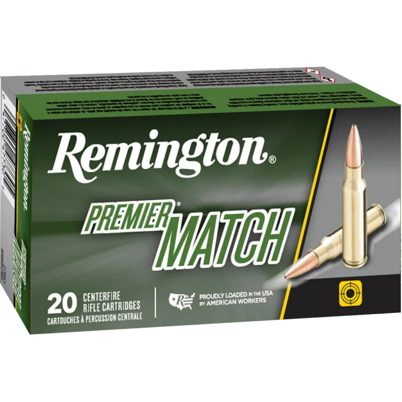Remington Premier Match .223 Rem 69 gr Sierra MatchKing BTHP 20 rd box