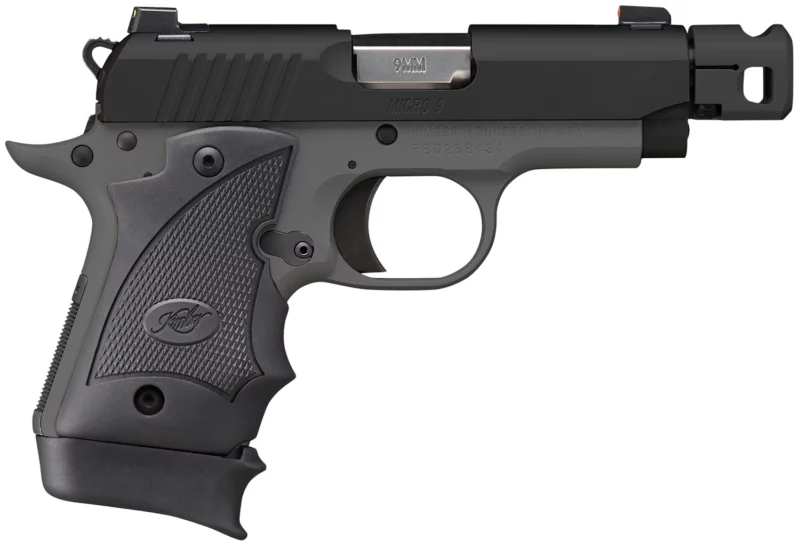 Kimber Micro 9 black gray 9mm pistol side view