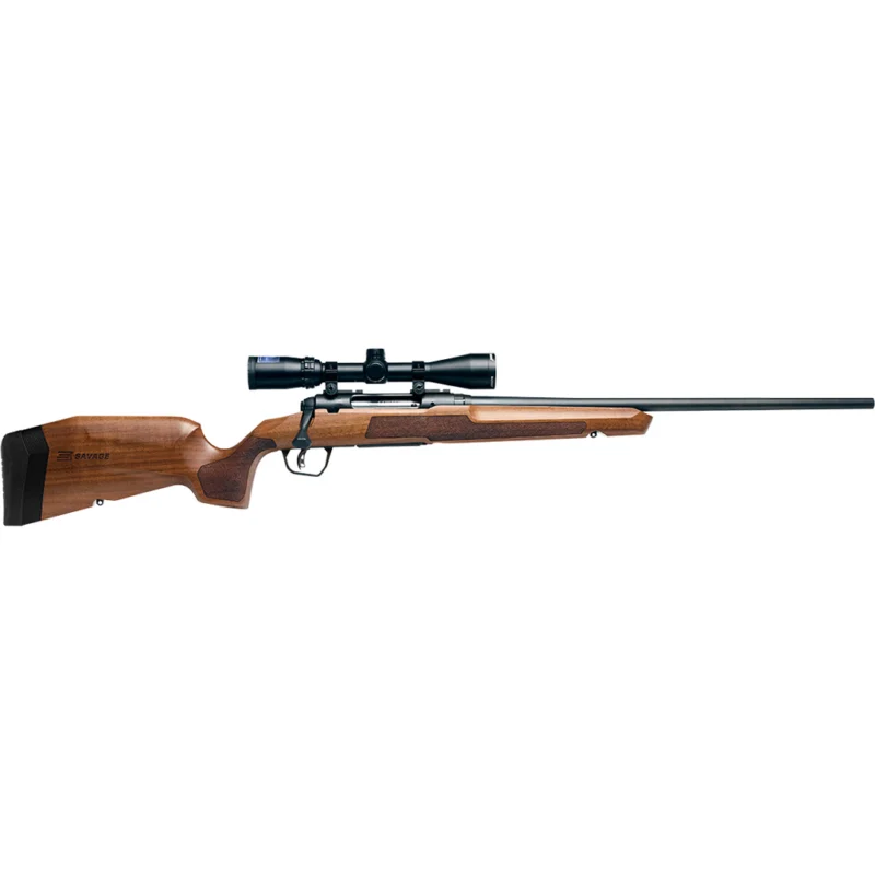 Savage Axis 2 XP Hardwood .243 Win 22in rifle with boresighted 3-9x40 scope