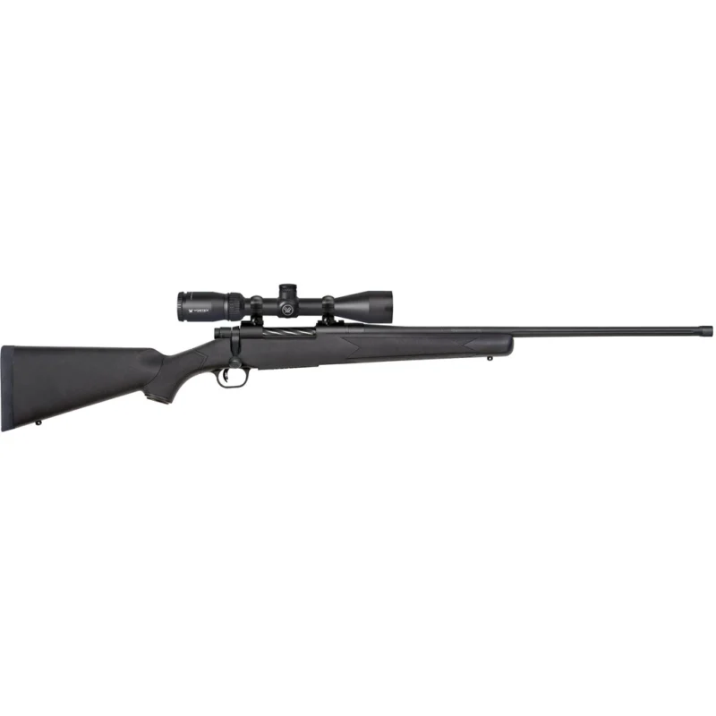 Mossberg Patriot 7mm PRC rifle with Vortex Crossfire II 3-9x40 scope and synthetic black stock