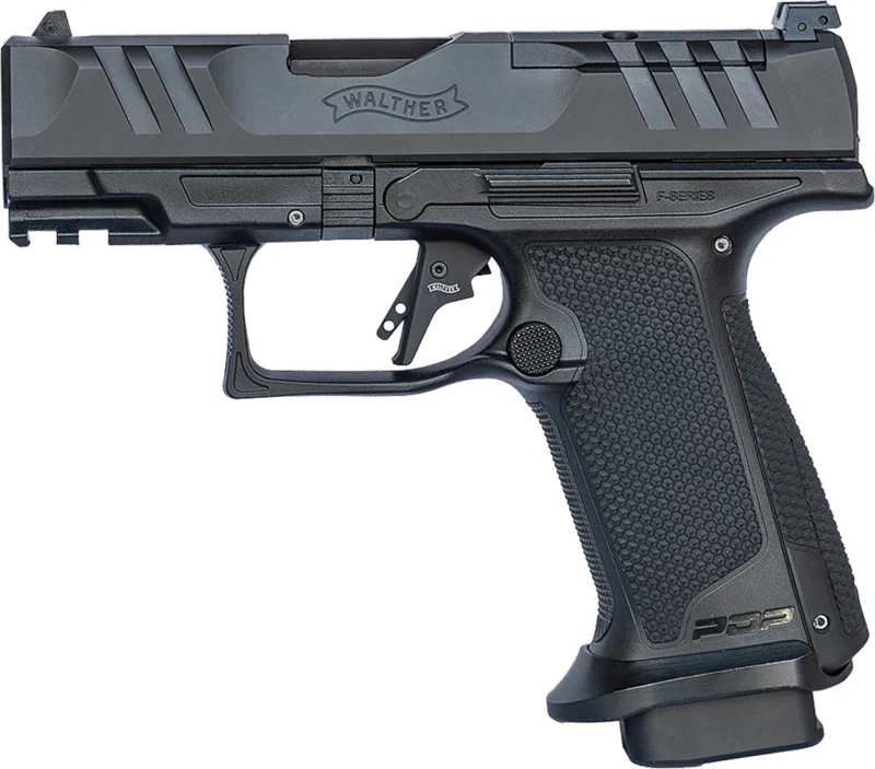 Walther PDP Pro F-Series 9mm optics-ready pistol, black left profile